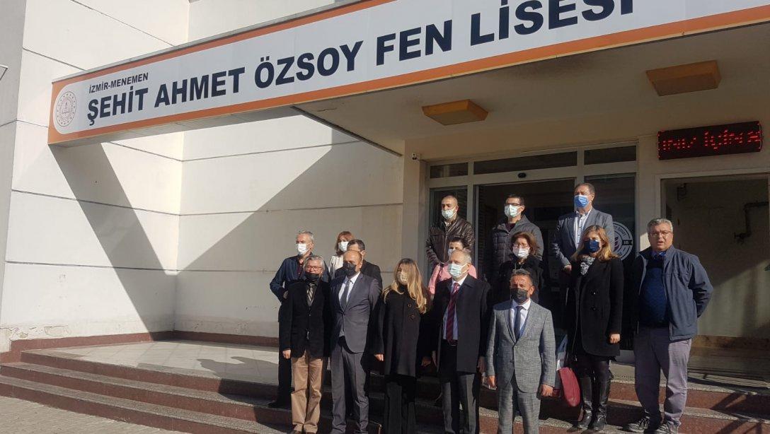Şehit Ahmet Özsoy Fen Lisesi ile Ege Üniversitesi'nin İşbirliği Protokolü