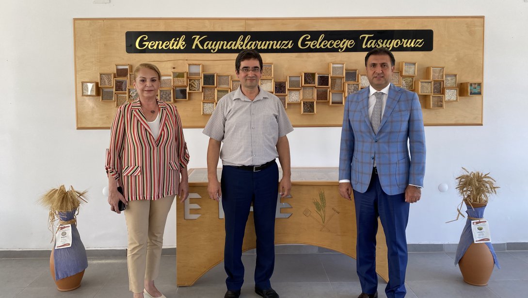 İl Milli Eğitim Müdürümüz Dr. Murat Mücahit Yentür'ün Ege Tarımsal Araştırma Enstitüsü Ziyareti