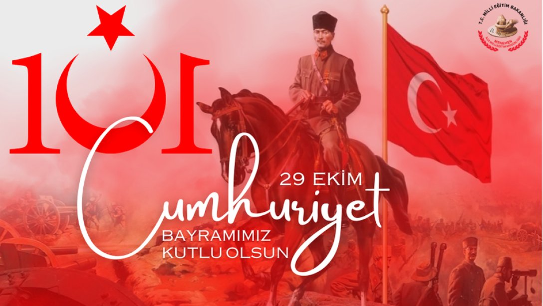 İlçe Milli Eğitim Müdürümüz Muharrem BAYINDIR'ın Cumhuriyet Bayramı Mesajı